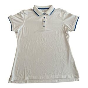 Peter Millar White Polo Shirt Classic Fit